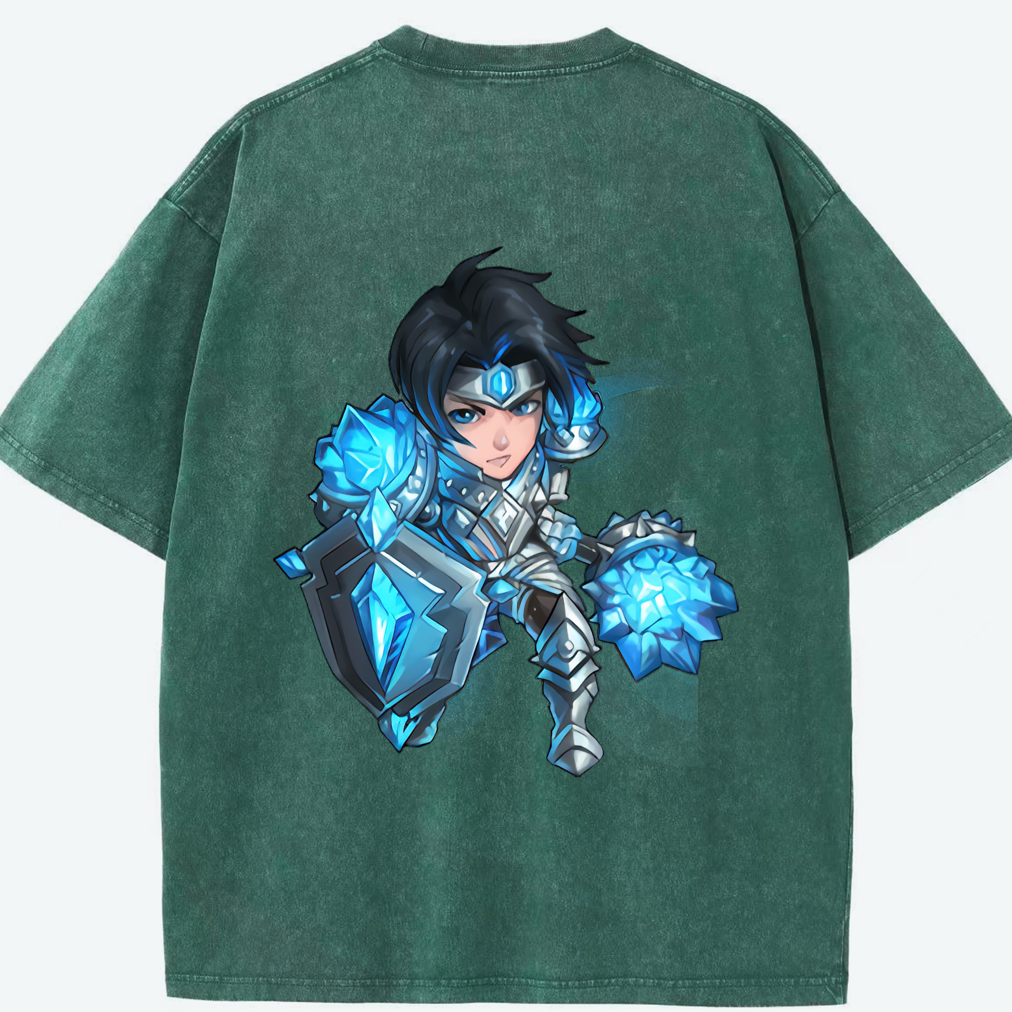 リーグ・オブ・レジェンド League of Legends LOL 綿100% ヴィンテージ風 半袖Tシャツ（背面プリント）
